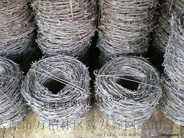 厂家直销太原镀锌刺绳-刺绳防护网-包塑刺绳 质量保证
